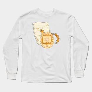 Angelgotchi paper design Long Sleeve T-Shirt